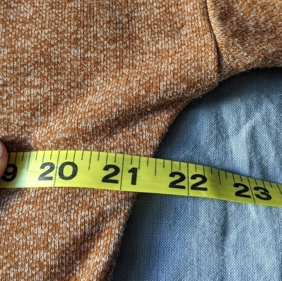 𝅺DAY trip Heathered Tan Boho Beaded Sweatshirt S - Picture 9 of 11